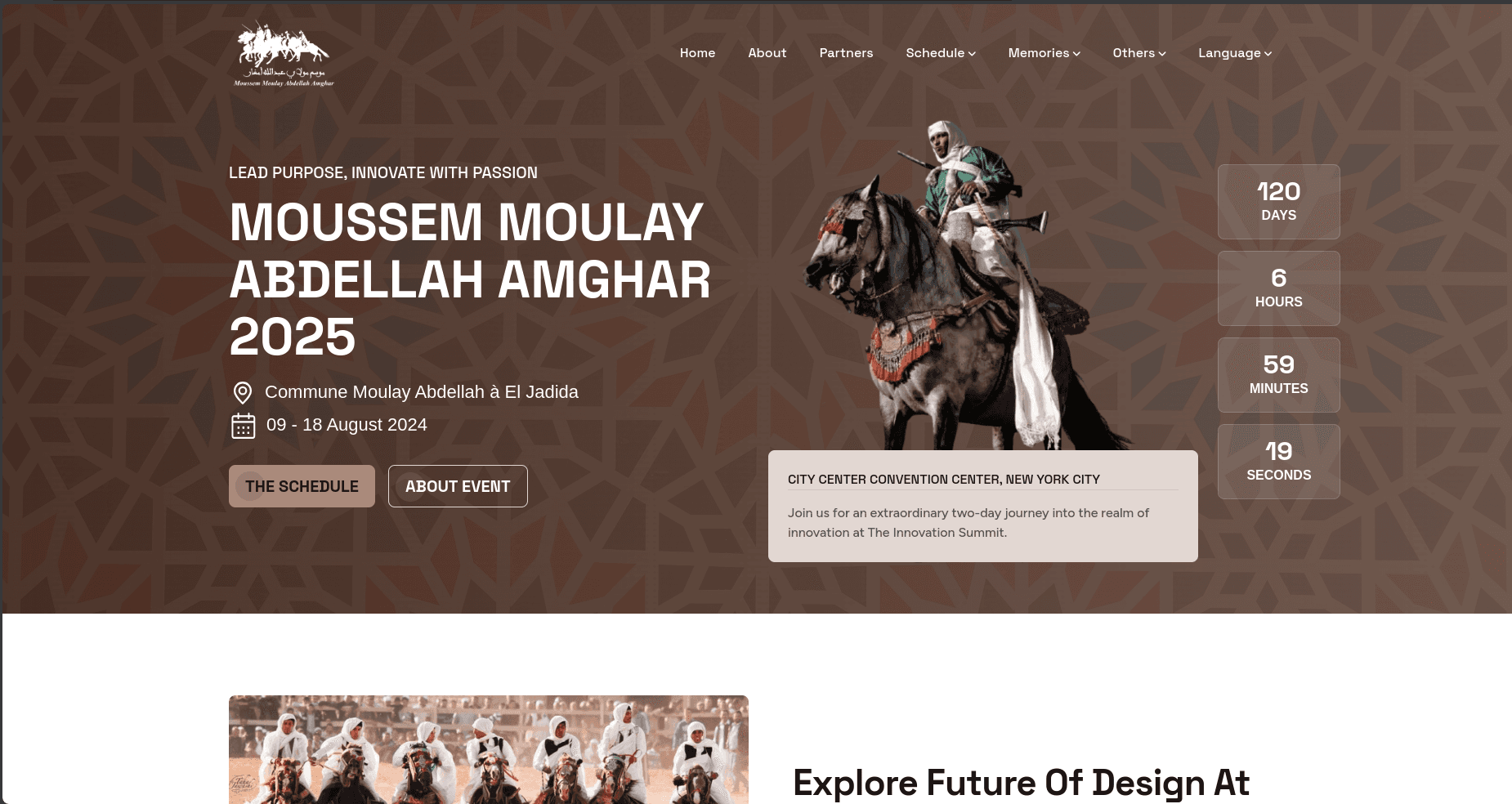 Moussem Moulay Abdellah Amghar project screenshot