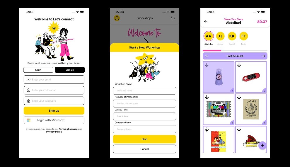 Let's Connect project screenshot